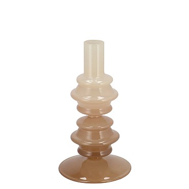 MAE COZY SAND CANDLE HOLDER TRICOLOR 9X9X17CM