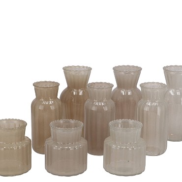 JAZZ COZY SAND MIX COLORED VASE ASS 7X14CM