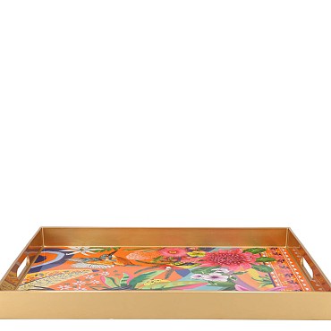 MELAMINE FULL COLOR PLATE RECTANGLE 40X26X4CM