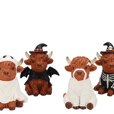 WONDERLAND MULTI COLOR HALLOWEEN YAK ASS 11X9X14CM