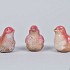 VOGEL GLAZUUR ROOD ASS P/1 14X6X8CM