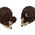 HEDGEHOG POLY WITH CHILD ASS PER 1 10X7X8CM NM