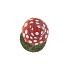 MUSHROOM RED 4X4X13CM