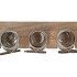 LOVE WOOD RACK 3X GLASS 11X11X13CM NM
