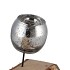 PICK GLASS SPHERE SILVER 8X15CM