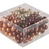 GLASS BALL COMBI NATURAL 25MM P/144