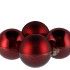 GLASS BALL COMBI OSSRED 100MM P/4