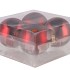 GLASS BALL COMBI OSSRED 100MM P/4