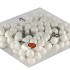 GLASS BALL SHINY WHITE  20MM P/144