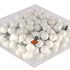 GLASS BALL SHINY WHITE 25MM P/144