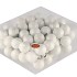 GLASS BALL SHINY WHITE  30MM P/72
