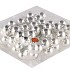 GLASS BALL SHINY SILVER 30MM P/72 NM