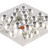GLASS BALL SHINY SILVER 40MM P/36 NM
