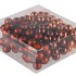 GLASS BALL COMBI BROWN 25MM P/144