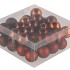 GLASS BALL COMBI BROWN 40MM P/36