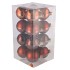 GLASS BALL COMBI BROWN 80MM P/16