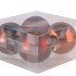 GLASS BALL COMBI BROWN 100MM P/4