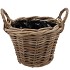 RATTAN POT +EARS 25X19CM NM