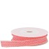 LINT STIPPELS ROZE/WIT 1,8CMX20M