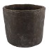IRON STONE GREY POT 21X19CM