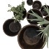 IRON STONE GREY POT 21X19CM