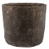 IRON STONE GREY POT 24X23CM