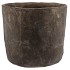 IRON STONE GREY POT 30X28CM