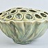 LOTUS BOWL AQUA/MINT 24X13CM