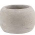 CONCRETE GREY POT SPHERE 16X12CM