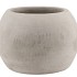 CONCRETE GREY POT SPHERE 20X16CM