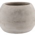 CONCRETE GREY POT SPHERE 24X20CM