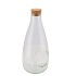 GLASS BOTTLE OPEN WITH CORK 15X34CM