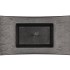 MELAMINE GREY BOWL RECTANGLE 30X15X5CM