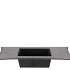 MELAMINE GREY BOWL RECTANGLE 31X22X5CM NM