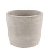 CONCRETE POT ROUND GREY 13X11CM
