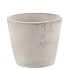 CONCRETE POT ROUND GREY 14X12CM