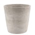 CONCRETE POT ROUND GREY 19X19CM