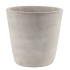 CONCRETE POT ROUND GREY 21X21CM NM
