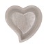 CONCRETE GREY BOWL HEART 17X8CM