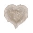 CONCRETE HEART WINGS GREY 15X7CM