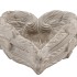 CONCRETE SAINT HEART WINGS GREY 15X7CM