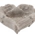 CONCRETE SAINT GREY HEART WINGS 19X8CM
