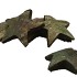 NATURE COCONUT STAR METALLIC AUBERGIN MOSS GRN P/12 11CM NM
