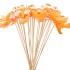 PICK BIRD ON STICK ORANGE P/25 11X4X50CM
