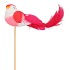 PICK BIRD ON STICK RED P/25 11X4X50CM