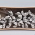 KARTOONS OP DRAAD ZILVER 10CM P/20