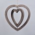 HART HOUT DUBBEL NATUREL 30X29X2CM