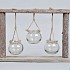 REK BERK + 3 HANGPOT 35X8X26CM