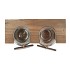 LOVE WOOD RACK 2 GLASS 9X9X8CM