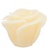 CANDLE ROOS IVORY 11X9CM